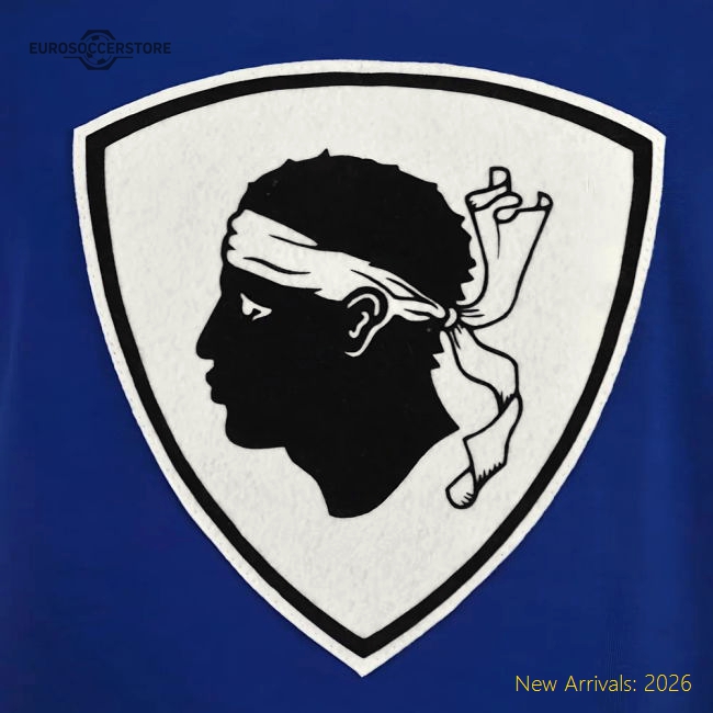 Bastia 1980s Retro Football Shirt-Vantage Point Soccer